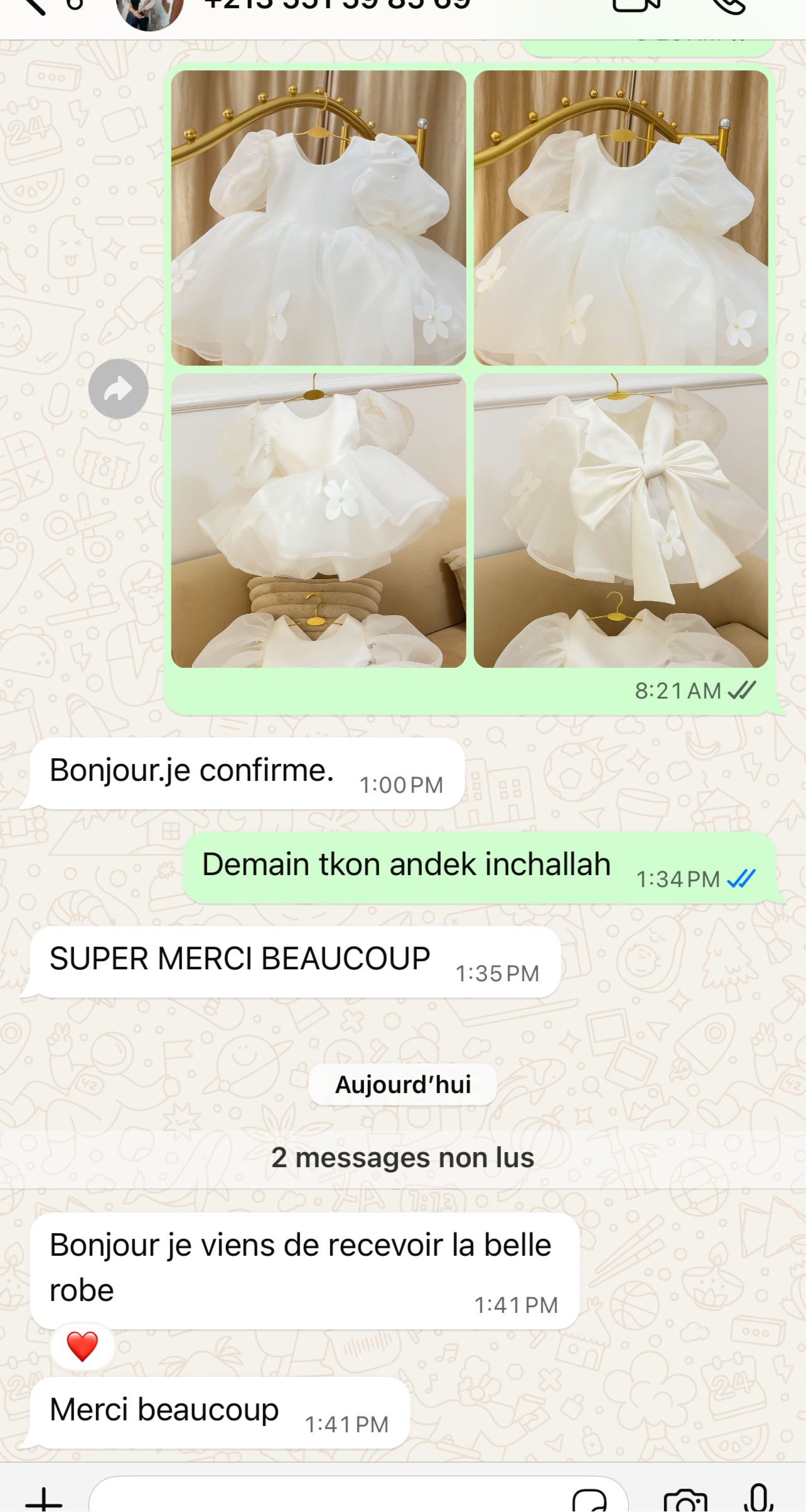 Robe blanche princesse