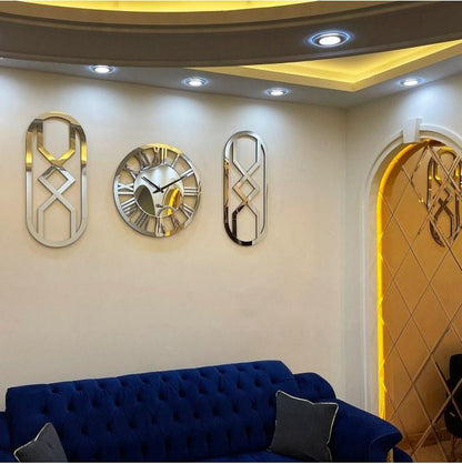 Horloge murale 03 pièces