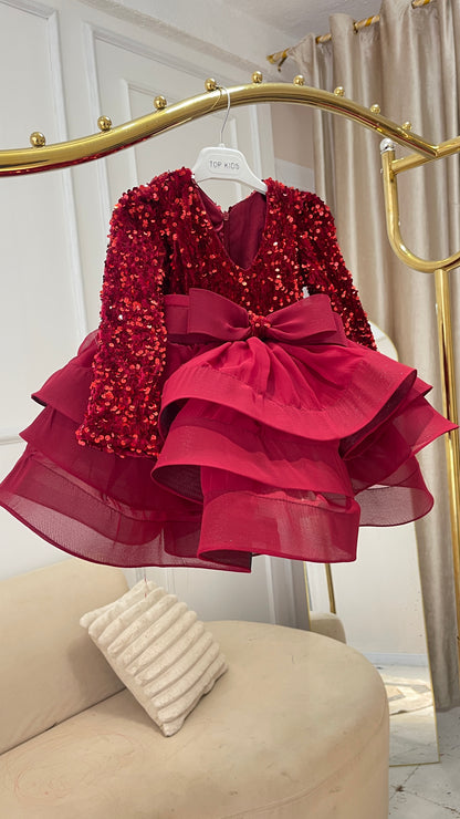 Robe burgundi princesse